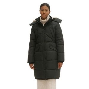 NWOT Noize Faux Fur Hooded Puffer Jacket Sz XL